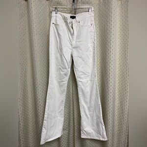 Like new banana republic white boot cut jeans